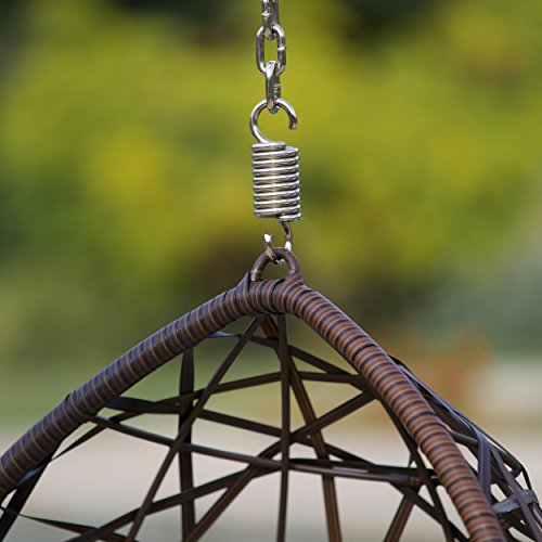 Outdoor Brown Wicker Hanging Chair