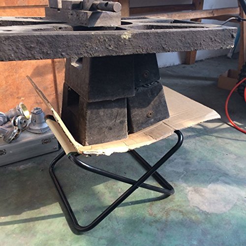 Folding Stool with Tool Bag and 5 Garden Tool Set
