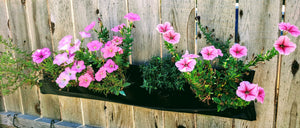 5 Pocket Indoor / Outdoor Waterproof Horizontal Planter-Eco-Friendly Made From 100% Recycled Plastic