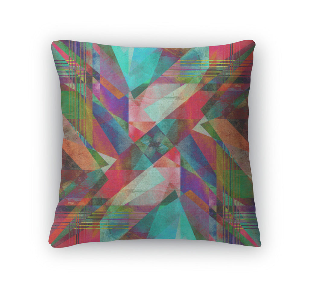 Throw Pillow, Abstract Bright
