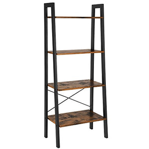 Ladder Shelf Vintage Industrial Look 4-Tier