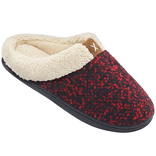 Women's Cozy Memory Foam Slippers Fuzzy Wool-Like Plush Fleece Lined