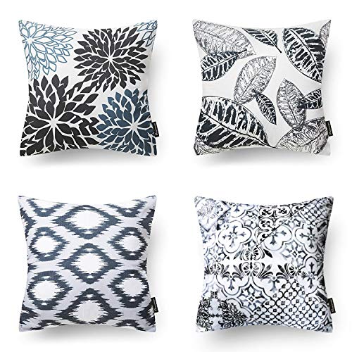 Set of 4 Decorative Throw Pillow Case Cushion Cover 18" x 18" in many colors and patterns