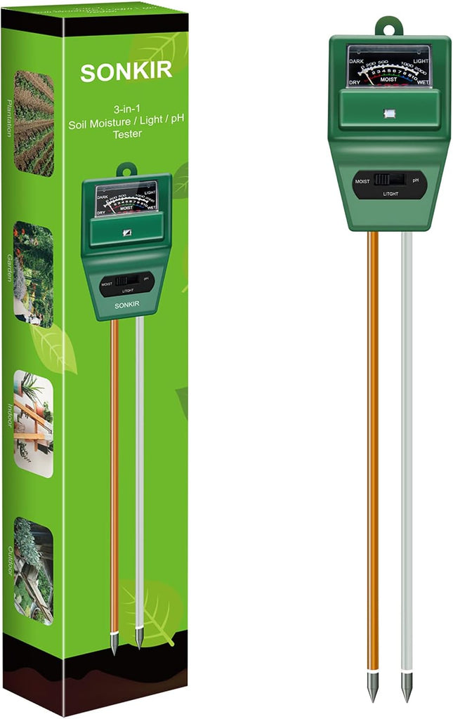 Soil Moisture Meter, Portable Plant Soil Test Kit Indoor Outdoor