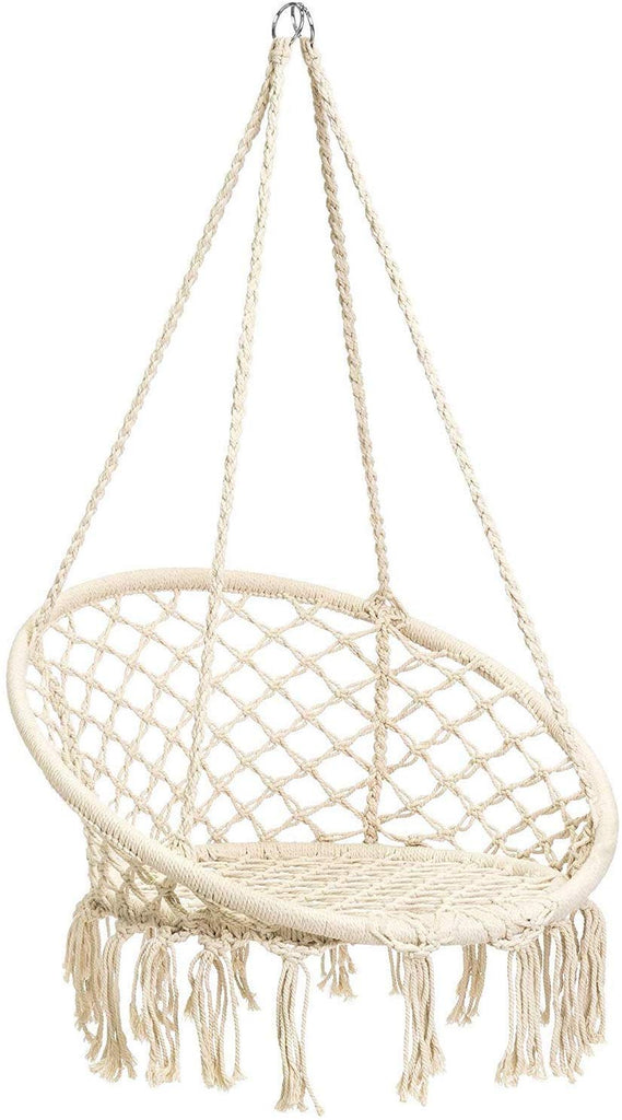 Macrame Hammock Chair for Indoor or Outdoor