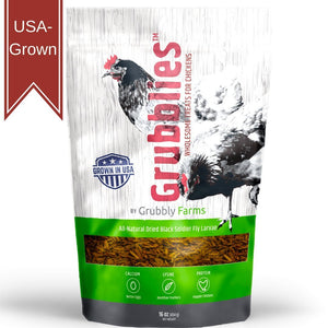 Grubblies - Wholesome USA Grown Treats for Chickens