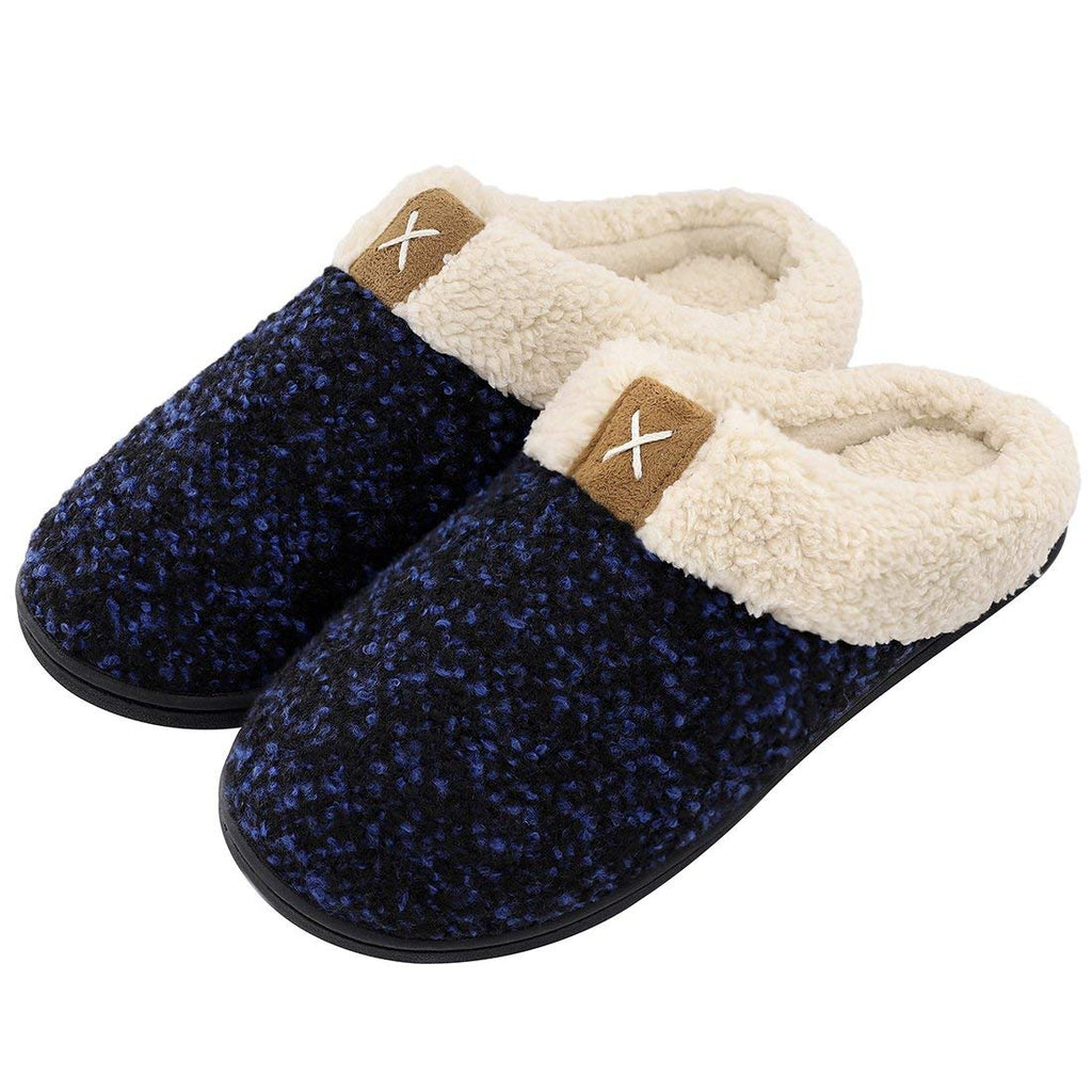 Women's Cozy Memory Foam Slippers Fuzzy Wool-Like Plush Fleece Lined