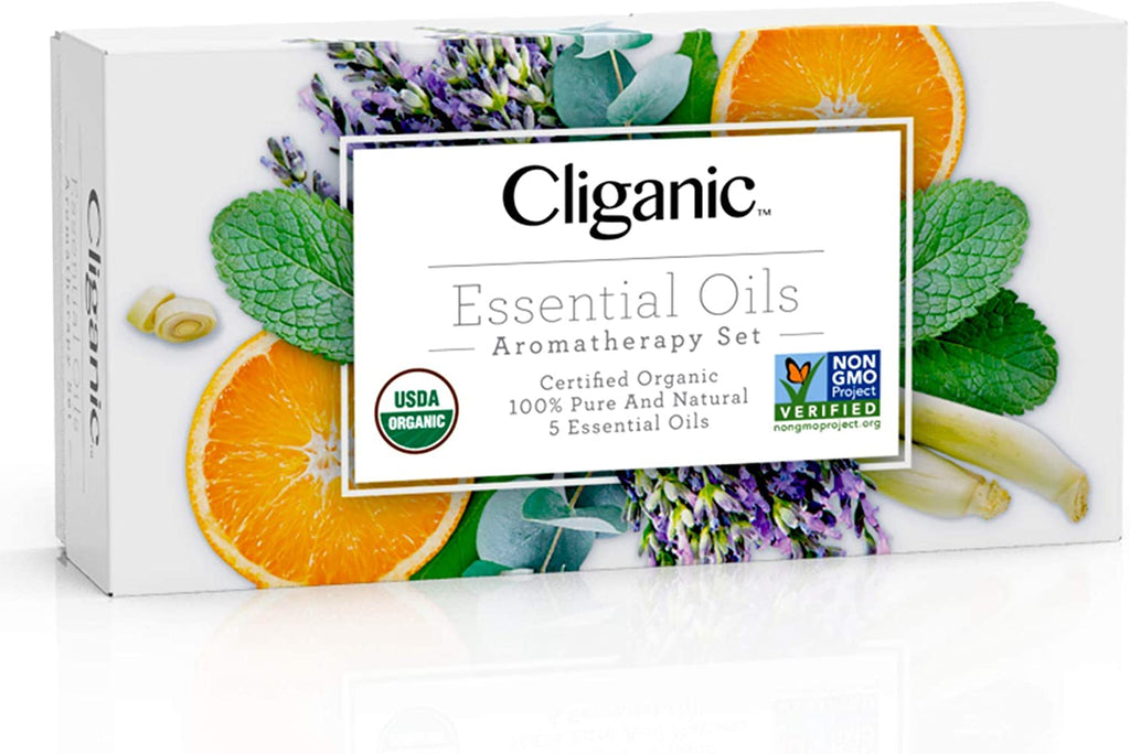 30% OFF! Organic Aromatherapy Essential Oils Holiday Gift Set 100% Pur