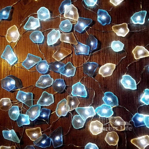 String Lights, Sea Glass Festive Beach Themed 10 ft 40 LEDs