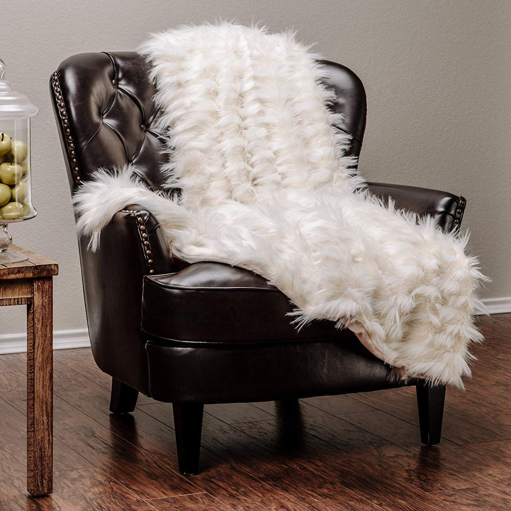 Super Soft Shaggy Longfur Throw Blanket  |  Microfiber Blanket | 50"x 65" - Many colors to choose from